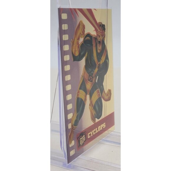 1995 Cyclops Marvel Fleer XMen Suspended Animation Limited Edition 2 Sleeved - Picture 2 of 5